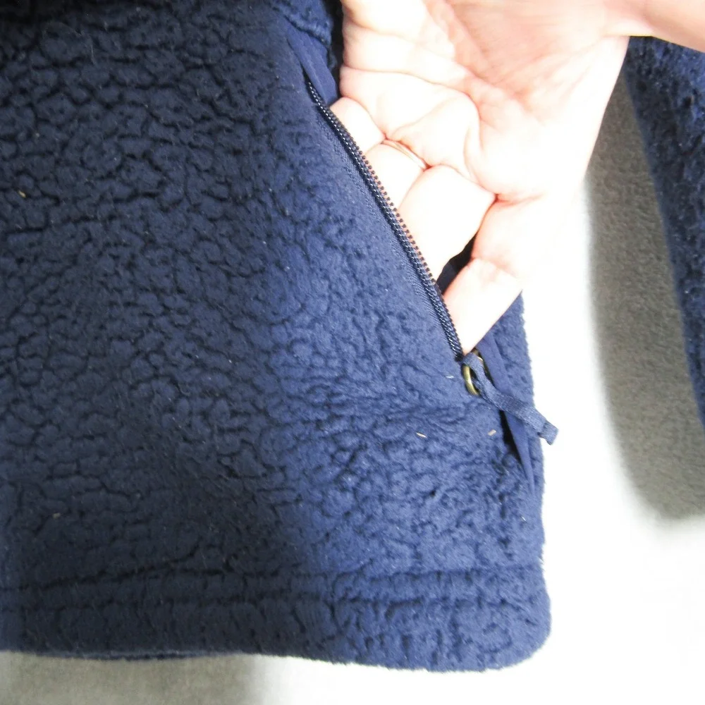 The North Face Boys XS 6 Blue Fleece Pullover Hoodie Jacket